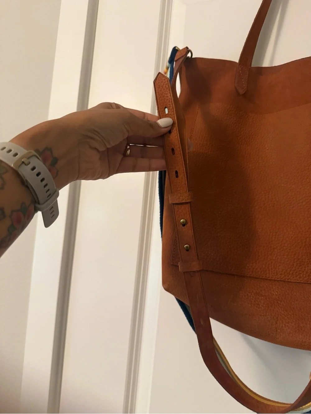 Madewell Leather Tote Bag
